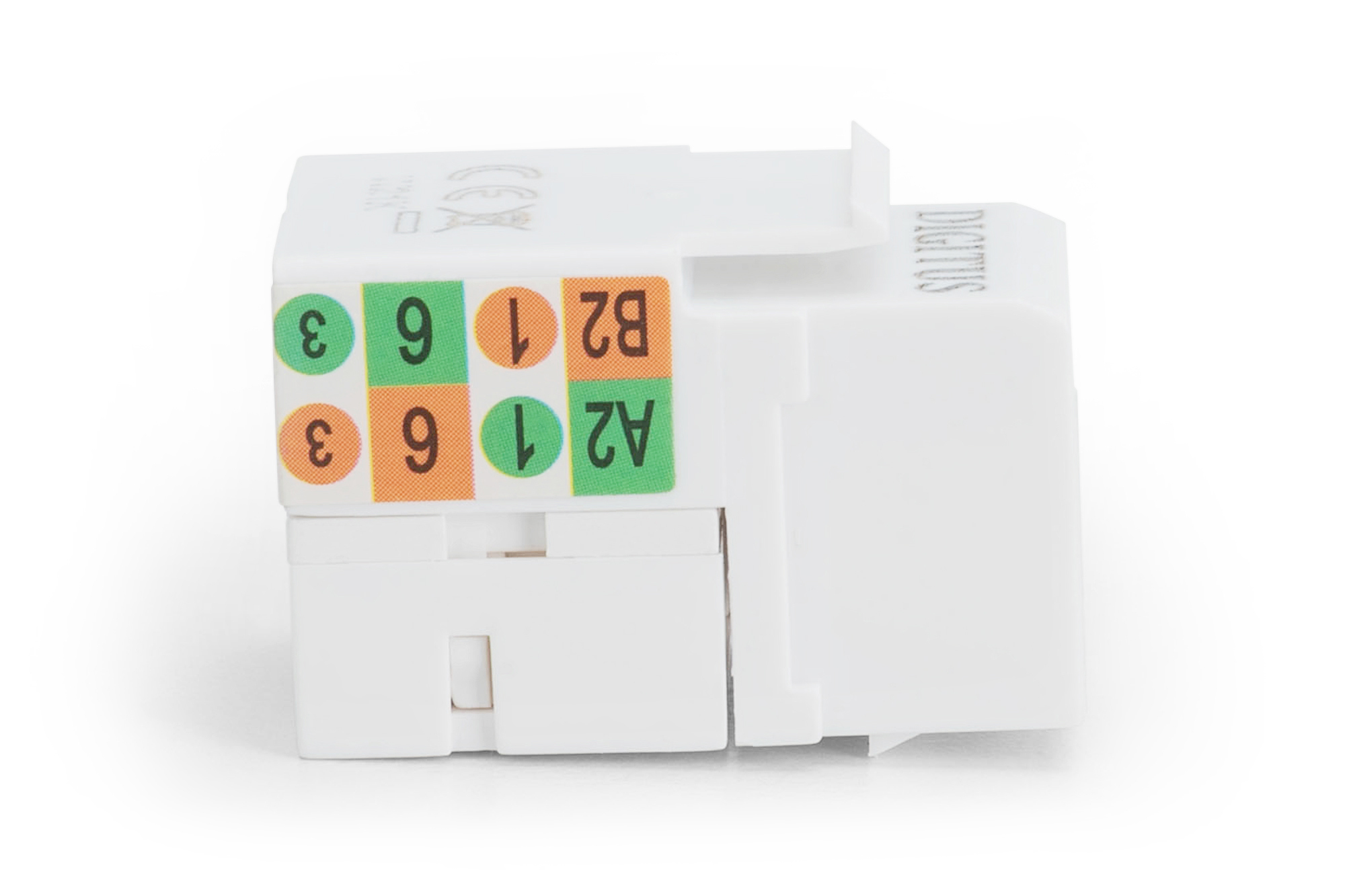 DIGITUS CAT 6, Klasse E Keystone Modul, ungeschirmt, Ansicht 3