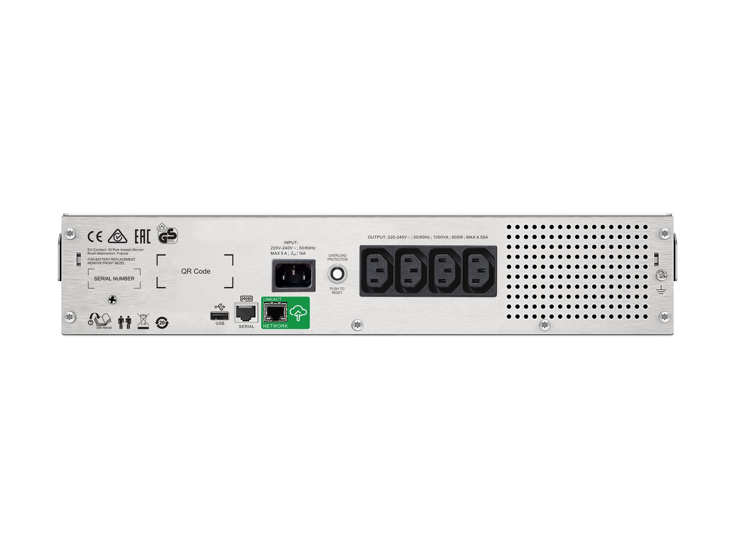 APC Smart-UPS C - USV (Rack - einbaufähig) - Wechselstrom 230 V