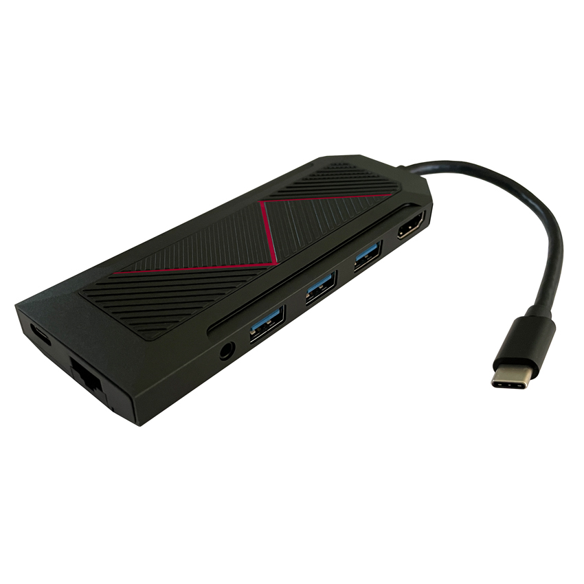LC-Power HUB LC-HUB--C-MULTI-6-RGB black, Ansicht 2