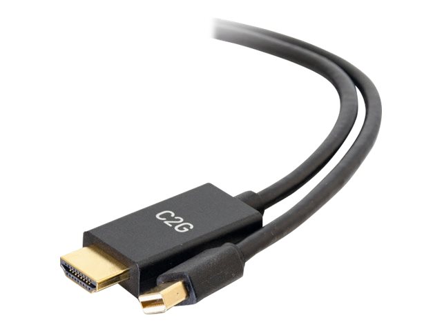 C2G 6ft Mini DisplayPort Male to HDMI Male Passive Adapter Cable