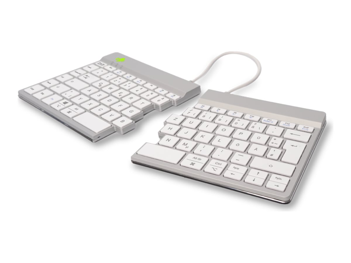 R-Go Ergonomische Tastatur Split break - Tastatur - TL: Deutsch, QWERTZ - Weiß, Ansicht 4