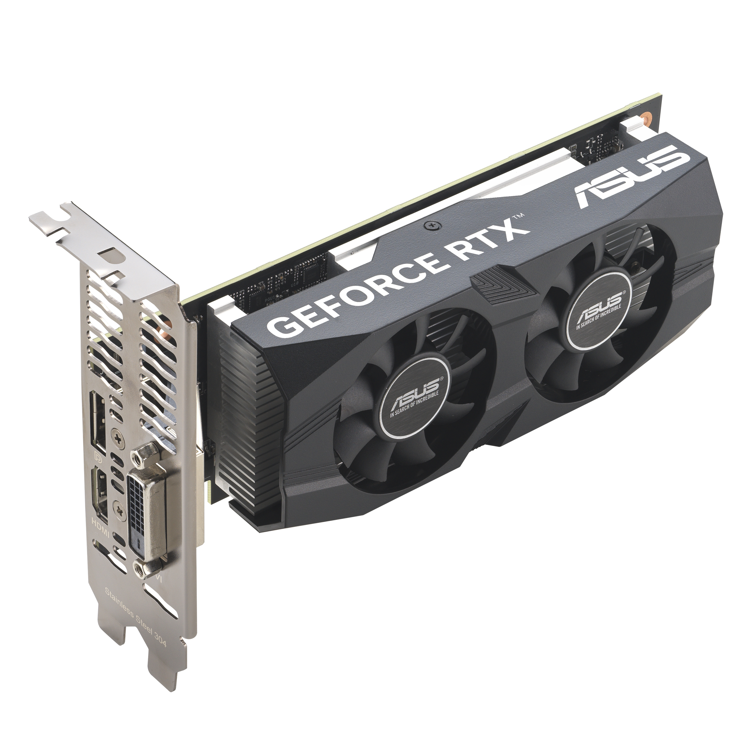 ASUS VGA Asus RTX3050 6GB O6G LP BRK - 6.144 MB, Ansicht 3