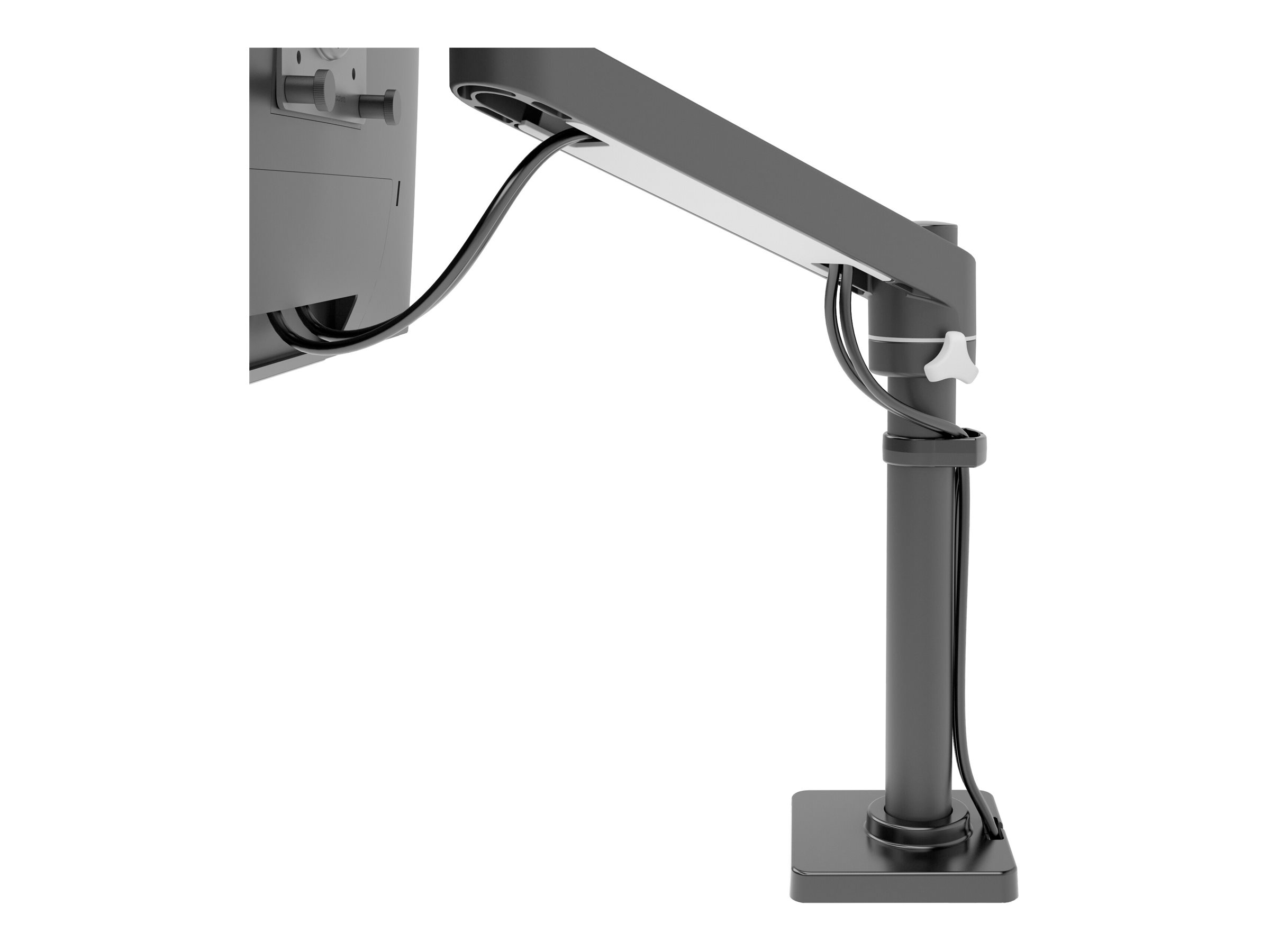 Ergotron NX - Befestigungskit (Gelenkarm, Stange, Pivot, Basis, Arm-Einheit, Befestigungsmaterialien) - für Monitor, Ansicht 3