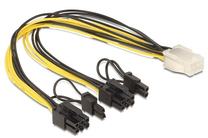 Delock Stromkabel - 8-poliger PCIe Power (6+2), Ansicht 2