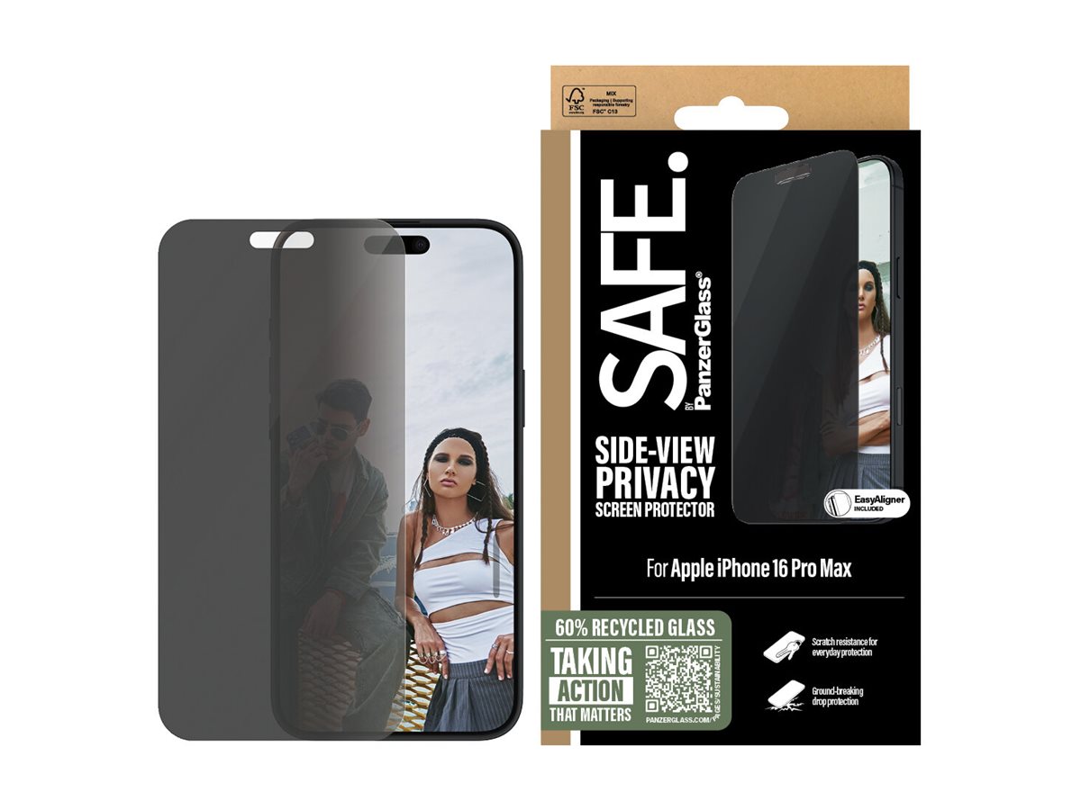 PanzerGlass SAFE. by Privacy Displayschutz iPhone 16 Pro Max UWF, Ansicht 4