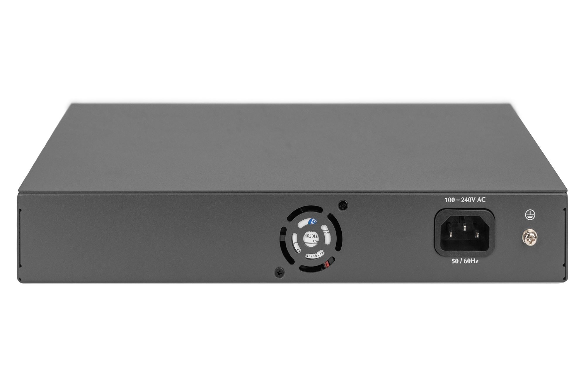 DIGITUS Switch 16-Port FE PoE 2 GE Uplinks RJ45/SFP - Switch - 16-Port, Ansicht 4