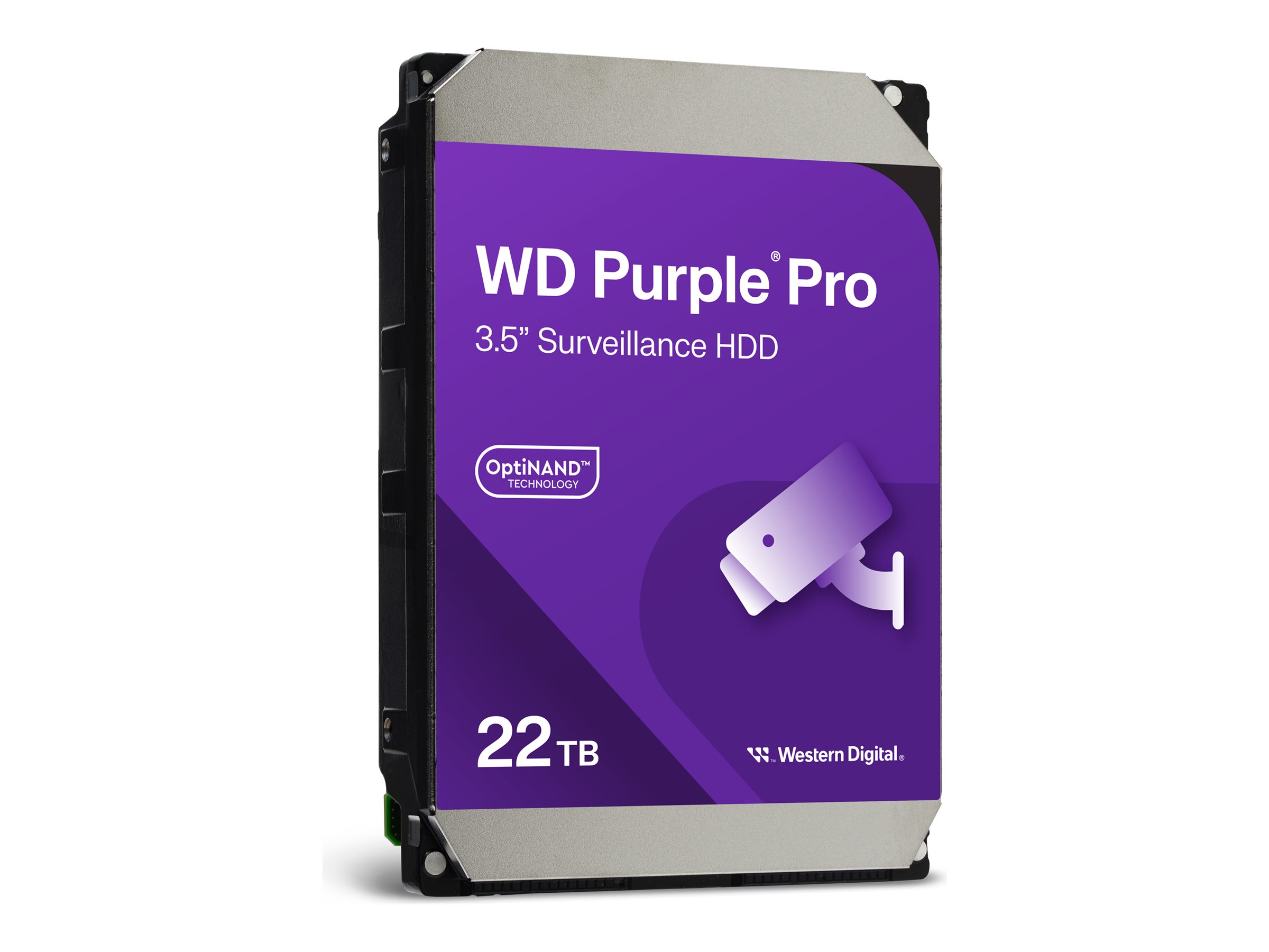WD Purple Pro WD221PURP - Festplatte - 22 TB - Videoüberwachung Smart Video - intern - 3.5 (8.9 cm)