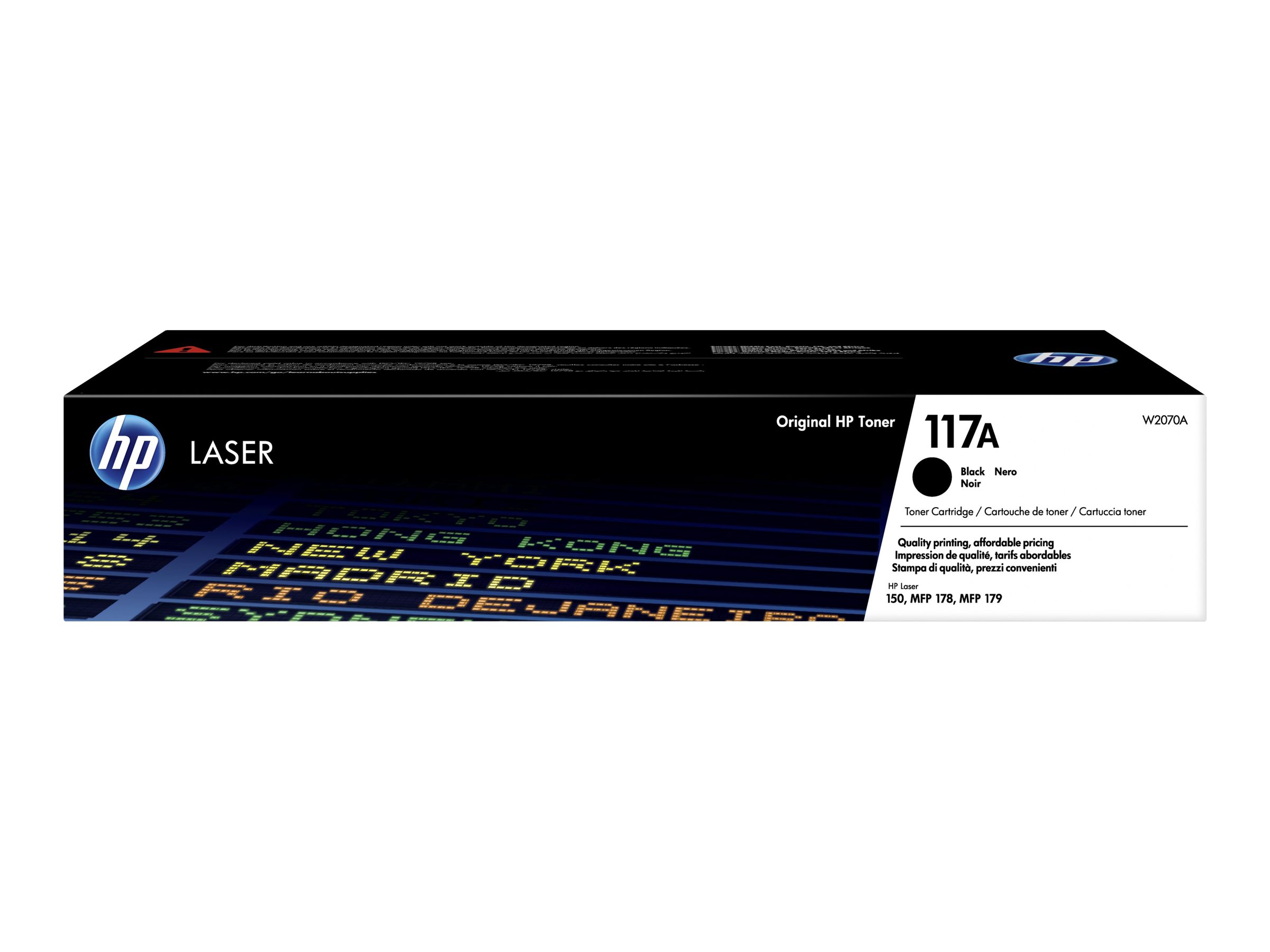 HP 117A - Schwarz - original - Tonerpatrone (W2070A) - für Color Laser 150a, 150nw, MFP 178nw, MFP 178nwg, MFP 179fnw, MFP 179fwg