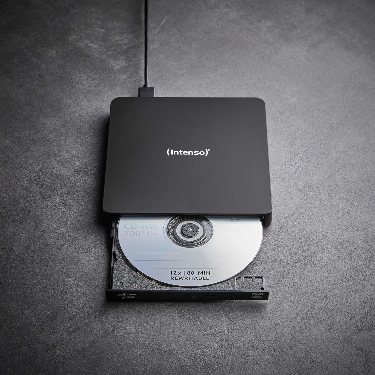 Intenso Writer CD-DVD EOD 400D USB 3.2 Gen1 black, Ansicht 3
