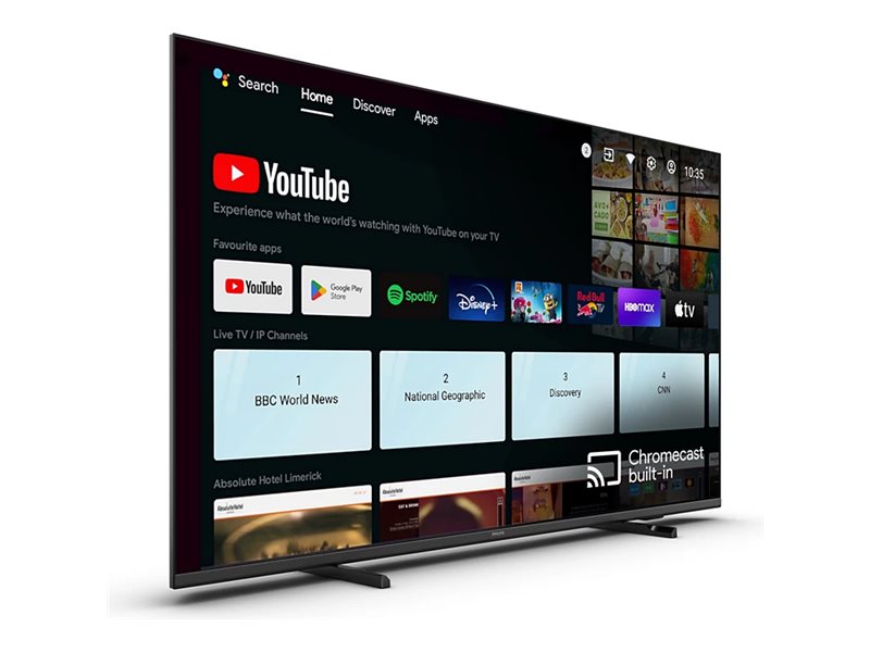 Philips 65HFL4518U - 164 cm (65) Diagonalklasse PrimeSuite LCD-TV mit LED-Hintergrundbeleuchtung - Gesundheitswesen  Hotel - Smart TV - Android TV - 4K UHD (2160p)
