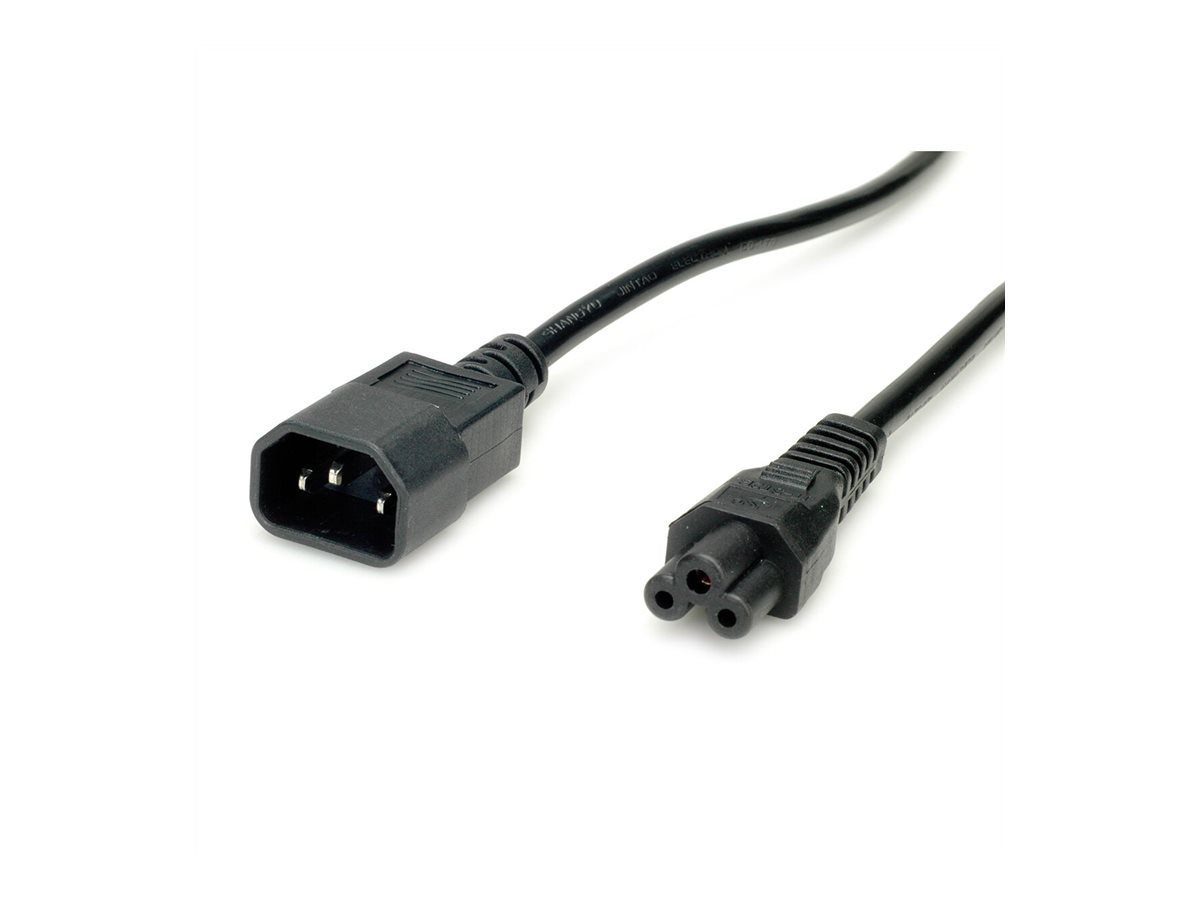 VALUE Stromkabel - IEC 60320 C14 zu IEC 60320