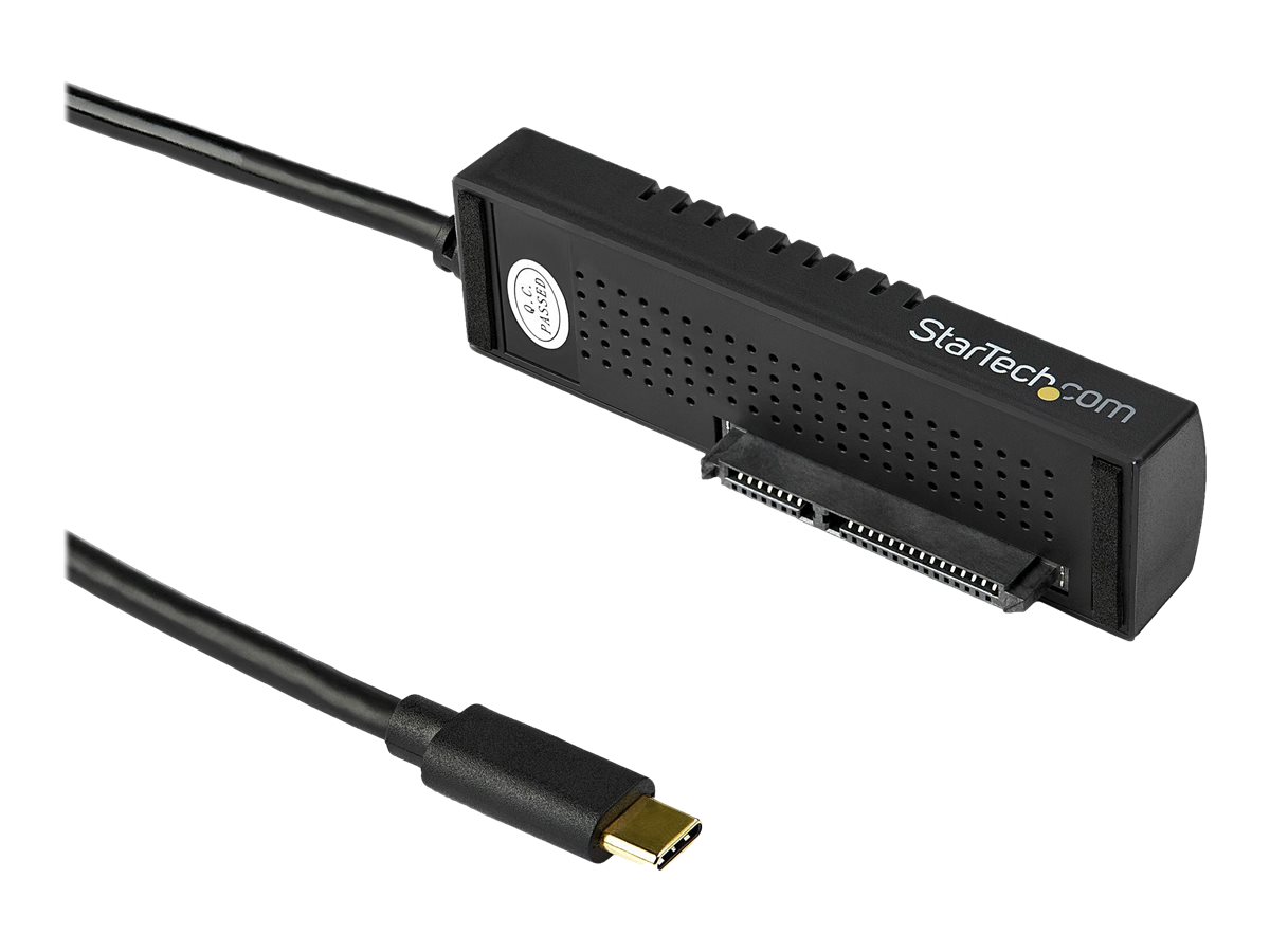 StarTech.com USB-C auf SATA Adapter Kabel - für 2,5 / 3,5" SATA SSD / HDD Laufwerke - 10 Gbit/s - USB 3.1 - SATA zu USB Adapter - Speicher-Controller - 2.5", 3.5" (6.4 cm, 8.9 cm)