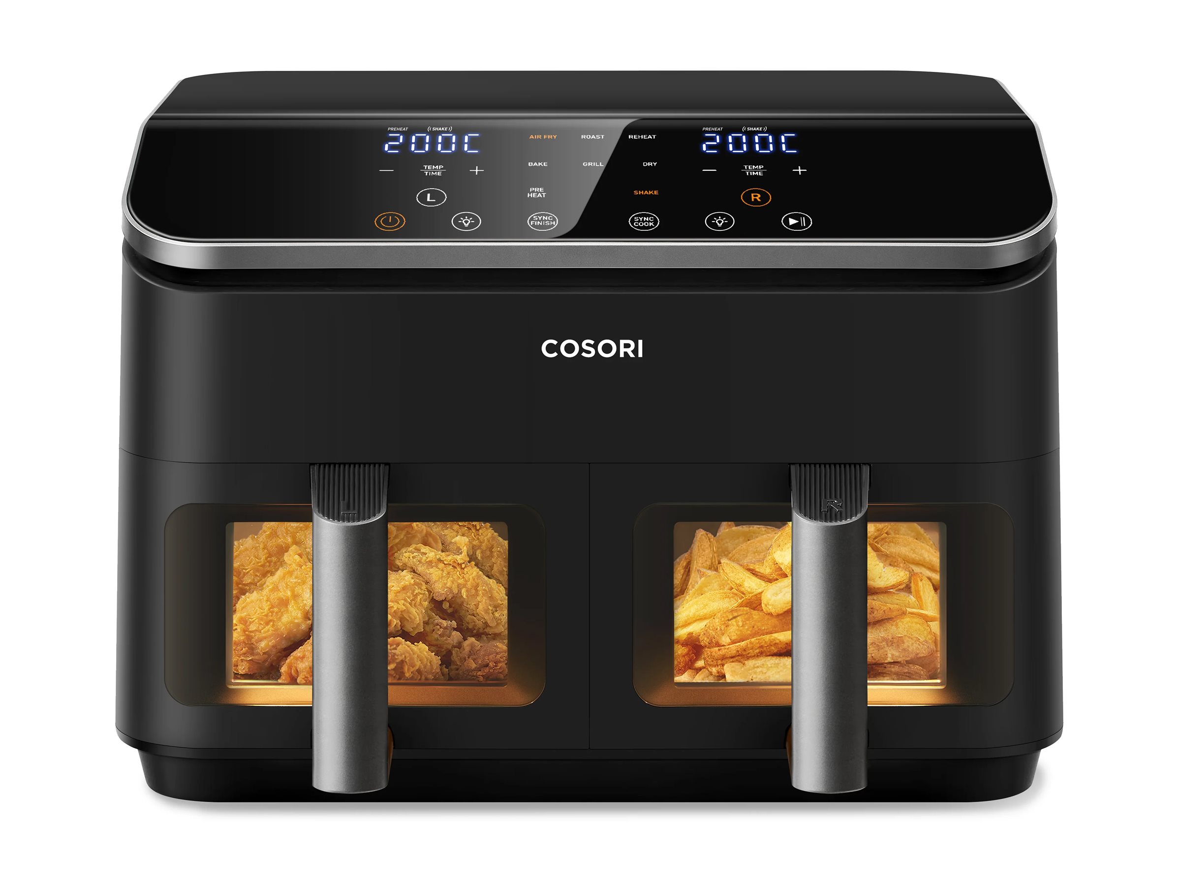 Cosori CAF-R 901-AEU Dual Basket Heißluftfritteuse, Ansicht 3