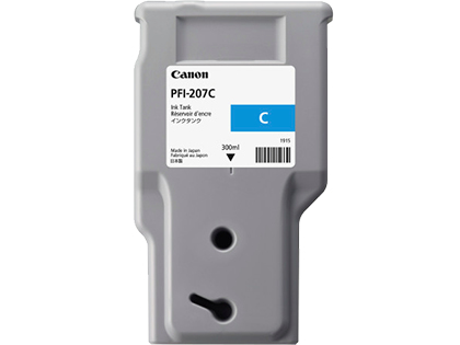 Canon PFI-207 C - 300 ml - Cyan - Original - Tintenbehälter, Ansicht 2