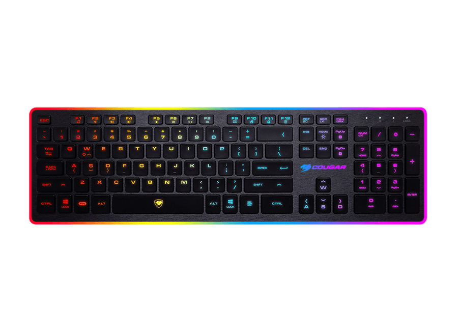 Cougar Gaming Tastatur Vantar Swiss-Layout - Tastatur - TL: Schweiz, QWERTZ, Ansicht 2