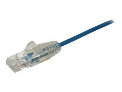 StarTech.com 15 m Cat6-Kabel - Schlankes Cat6-Patchkabel - Blau - Snagless RJ45-Anschlusse - Gigabit-Ethernet-Kabel - 28 AWG - Patch-Kabel - RJ-45 (M)