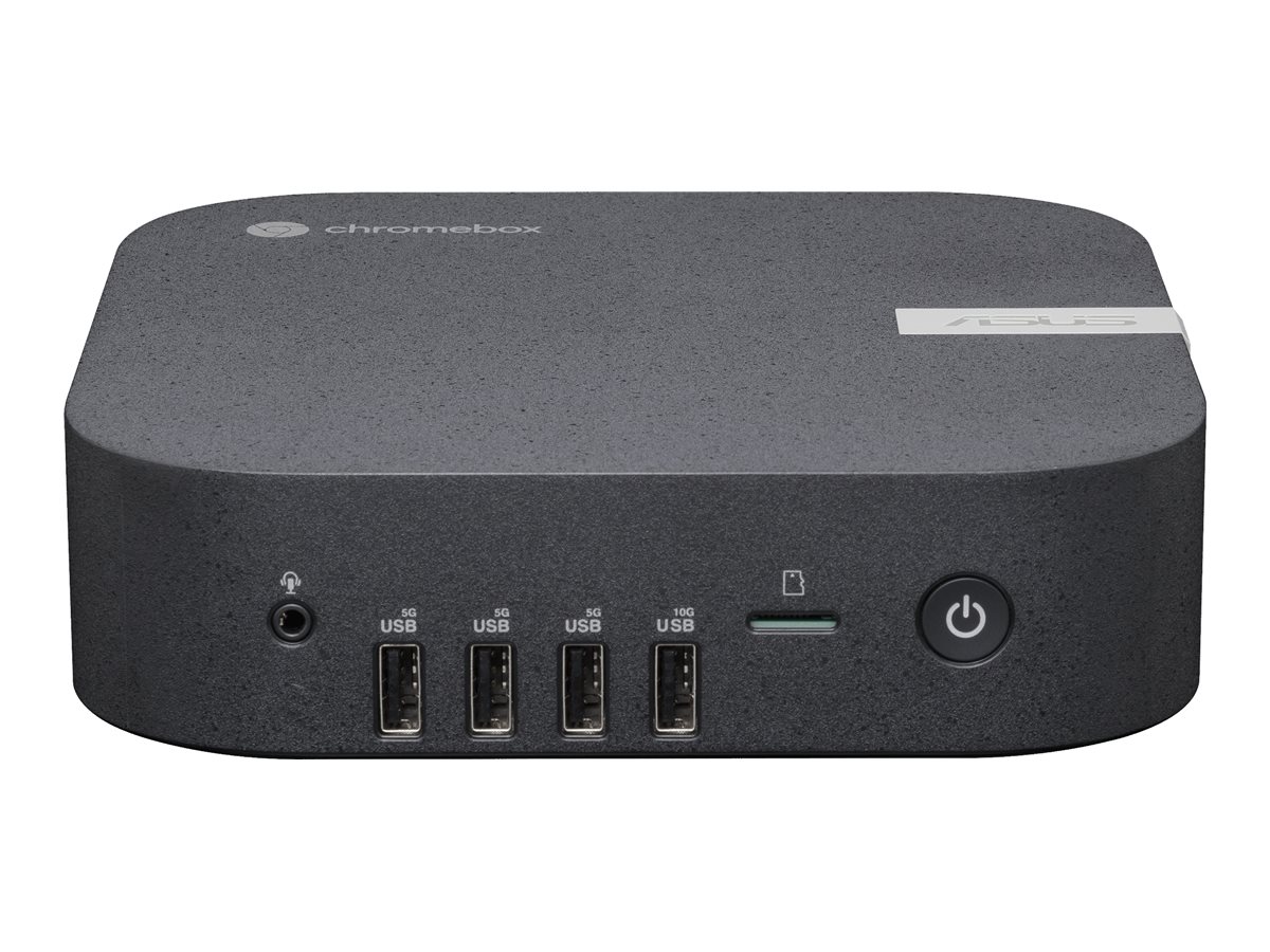 ASUS Chromebox 5a S5007UNA - Mini-PC - 1 x Core i5 1335U / 1.3 GHz - RAM 8 GB - SSD 256 GB - NVMe - Intel Iris Xe Grafikkarte - 1GbE, Wi-Fi 6E, Bluetooth 5.2, 2.5GbE, Bluetooth 5.3 - WLAN: 802.11a/b/g/n/ac/ax (Wi-Fi 6E)