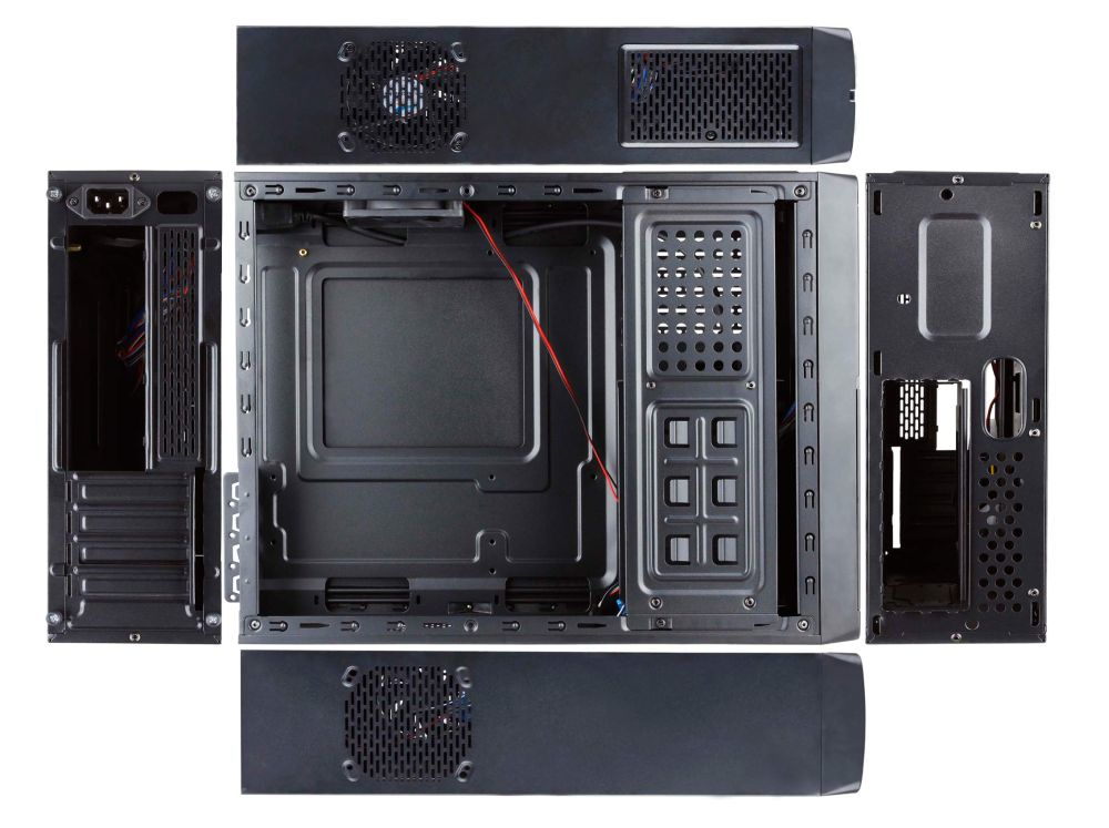 Chieftec UNI Series UE-02B - Tower - micro ATX 250 Watt, Ansicht 3
