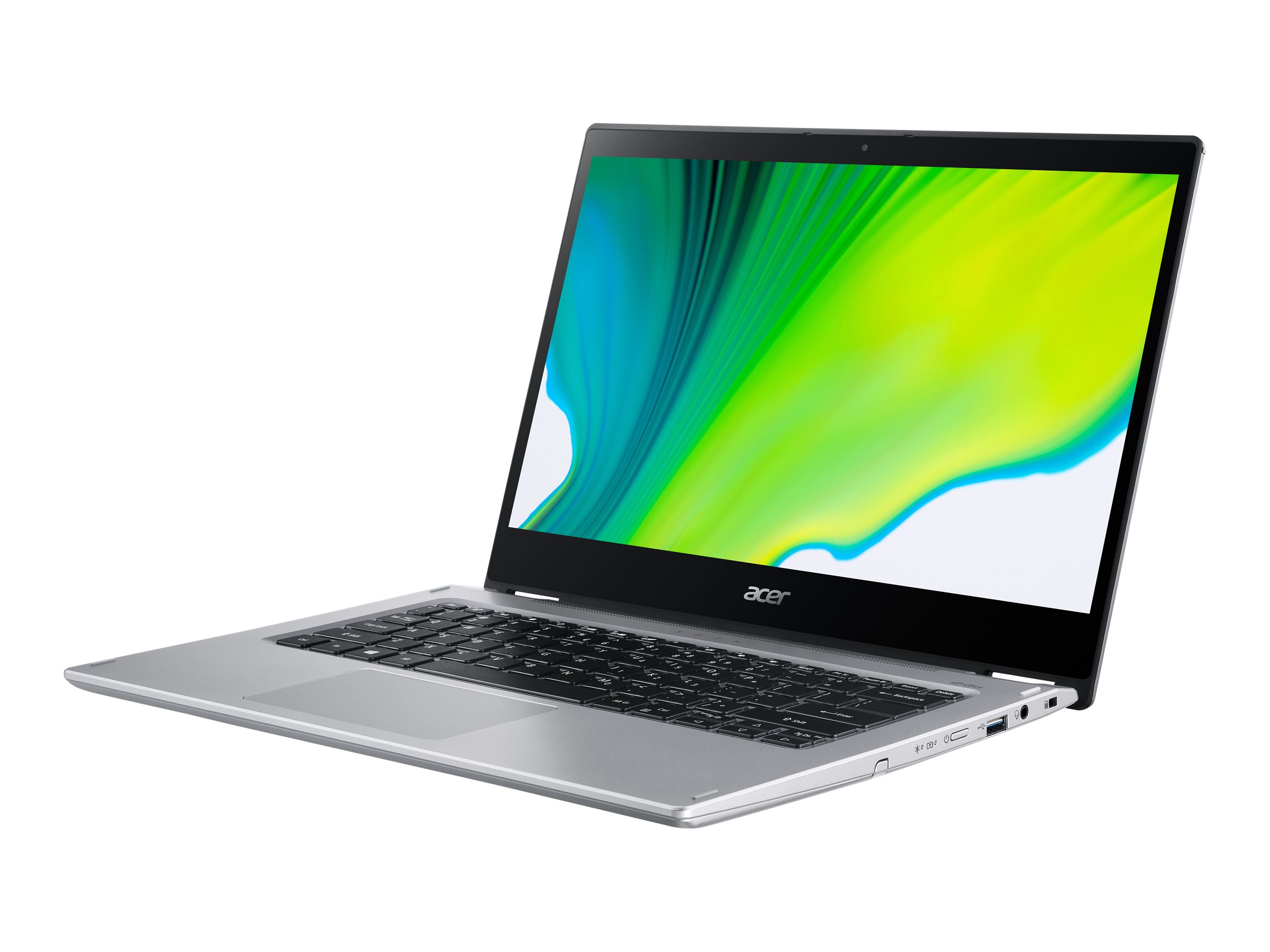 Acer Spin 3 SP314-54N - Flip-Design - Core i3 1005G1 / 1.2 GHz - Win 10 Pro 64-bit National Academic - 4 GB RAM - 128 GB