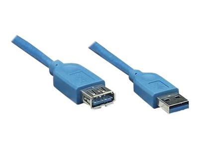 Techly USB-Verlängerungskabel - USB Typ A (M), Ansicht 3