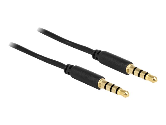 Delock Headset-Kabel - 4-poliger Mini-Stecker männlich zu 4-poliger Mini-Stecker männlich
