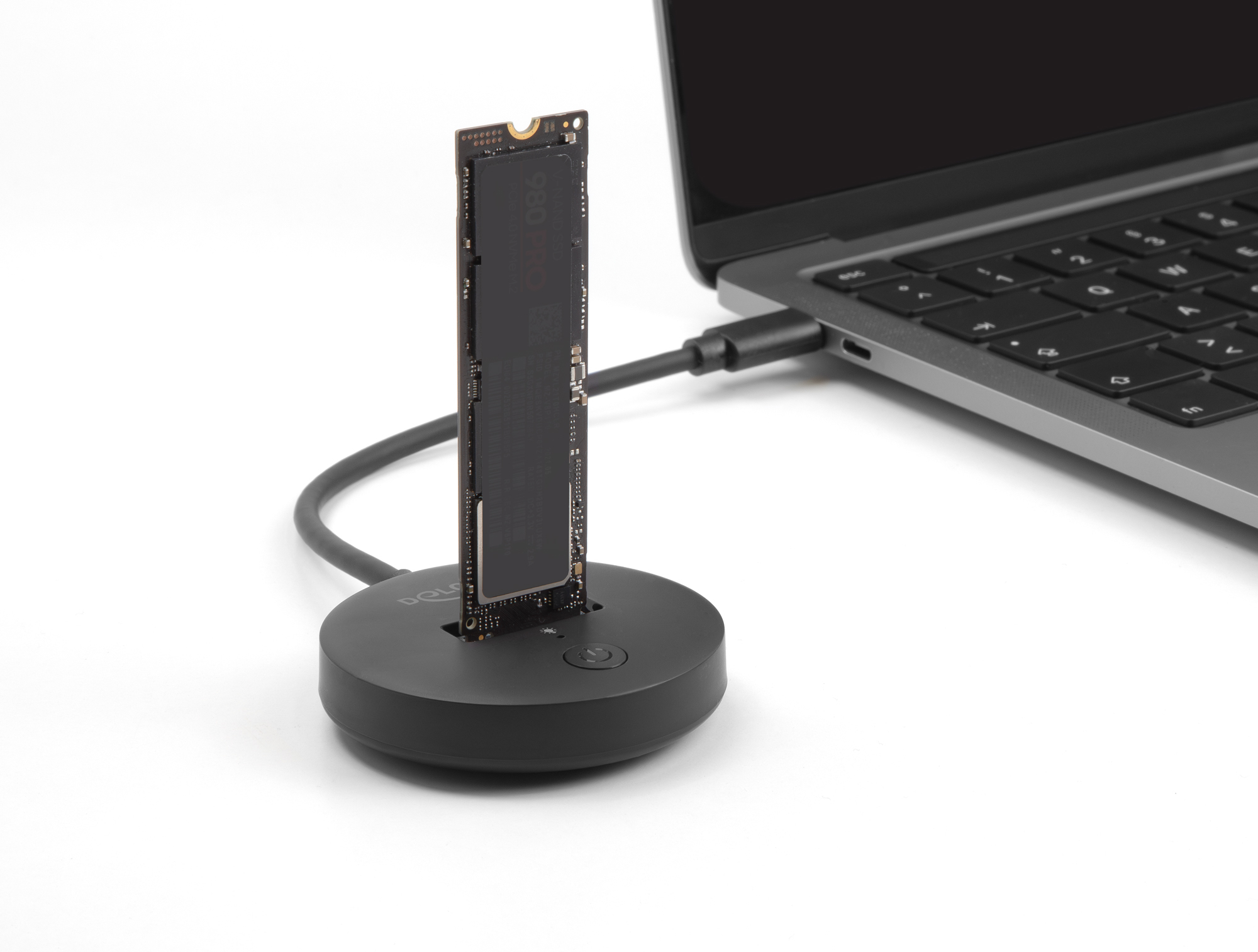 Delock M.2 Dockingstation für NVMe SATA SSD mit USB 10 Gbps Type-C, Ansicht 3