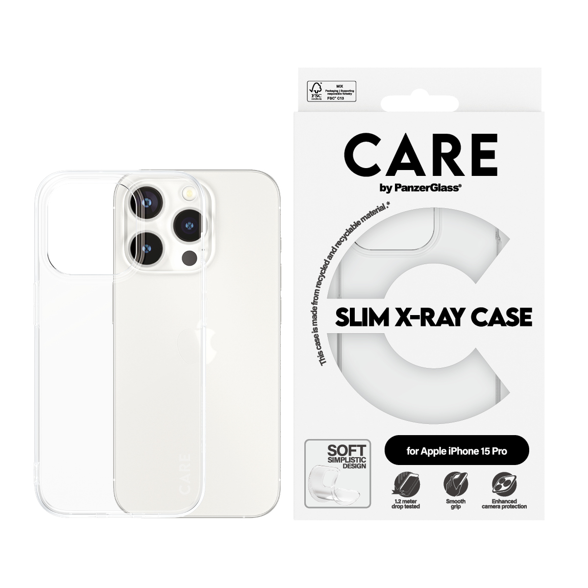 PanzerGlass CARE by PanzerGlass X-Ray - Hintere Abdeckung für Mobiltelefon, Ansicht 3