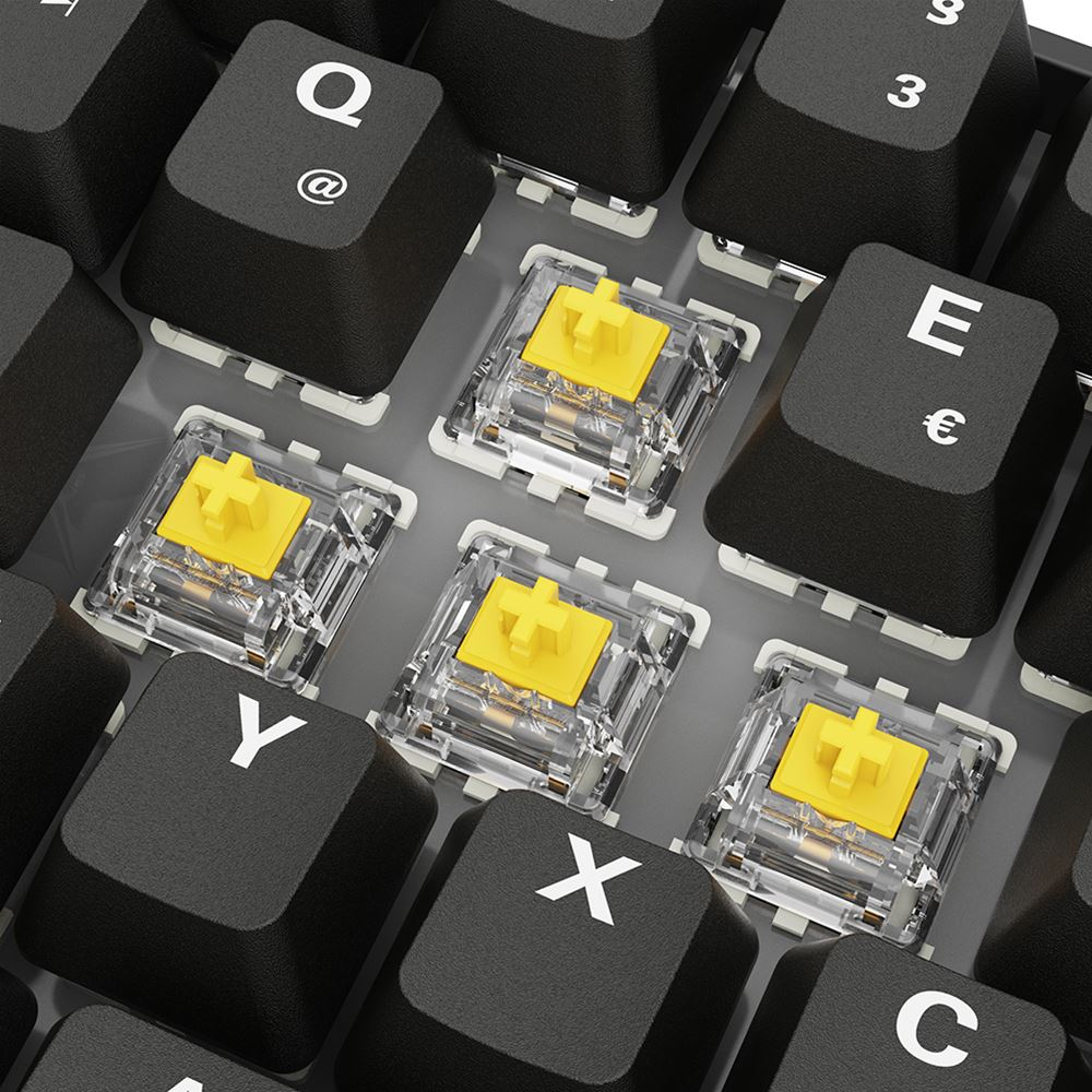 Sharkoon Skiller SGK50 S4 Gen2 PBT schwarz Gateron G Pro 3.0 - TL: Deutsch, QWERTZ, Ansicht 4
