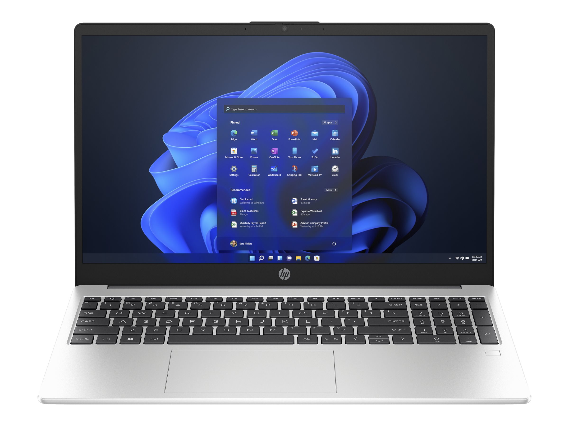HP 250 G10 Notebook - Intel Core i7 1355U  1.7 GHz - Win 11 Pro - Intel Iris Xe Grafikkarte - 16 GB RAM - 512 GB SSD NVMe - 39.6 cm (15.6)