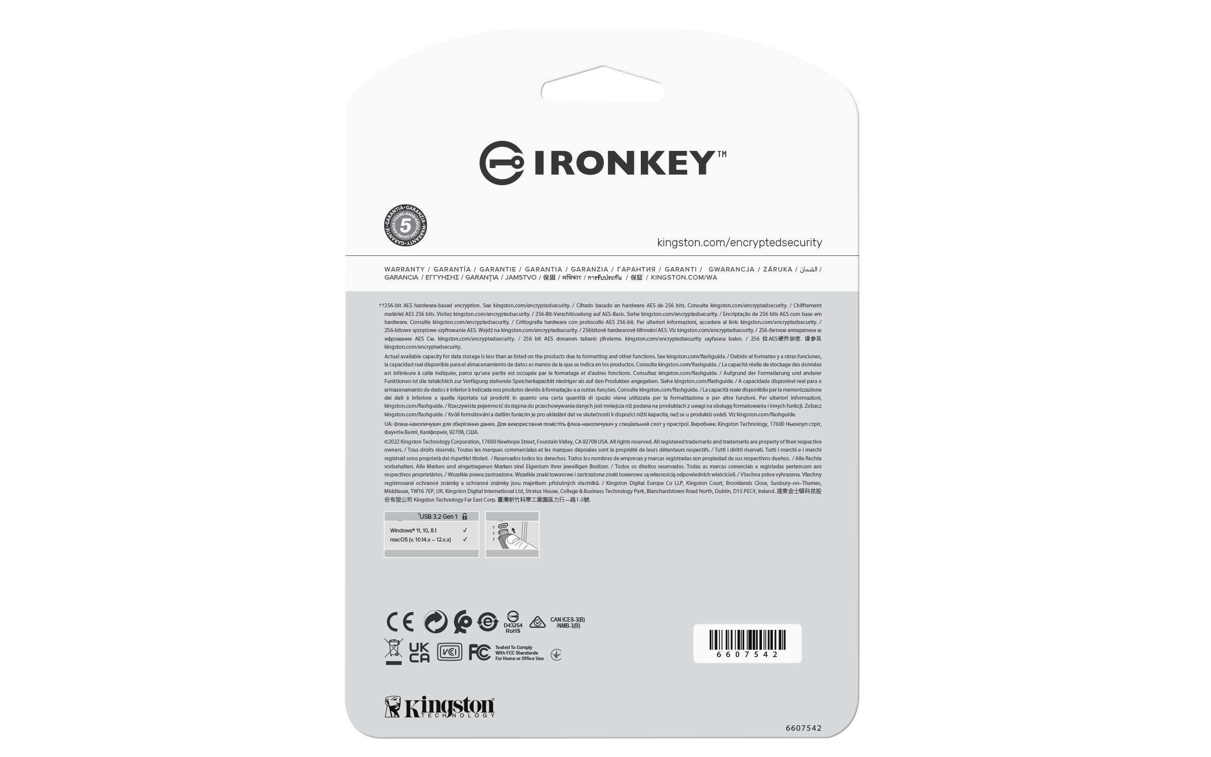 Kingston IronKey Vault Privacy 50C IKVP50C - USB-Flash-Laufwerk, Ansicht 4