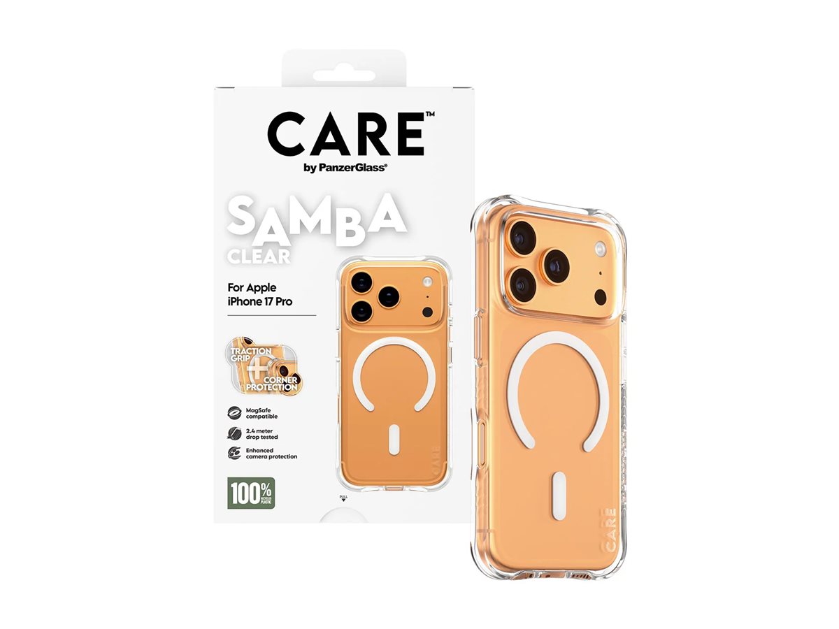 PanzerGlass CARE by PanzerGlass Samba - Hintere Abdeckung für Mobiltelefon - kompatibel mit MagSafe - TPU, Ansicht 3