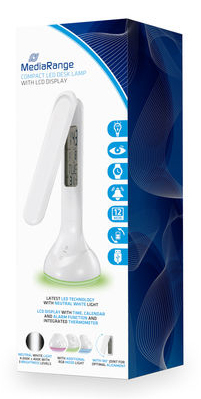 MEDIARANGE Tischleuchte - LED - 3.6 W - neutralweißes Licht, Ansicht 2