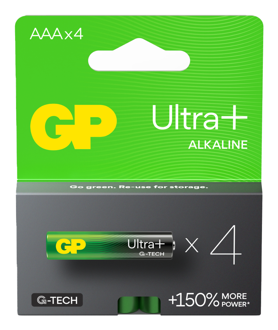 GP Battery GP Ultra Plus - Batterie 4 x AAA - Alkalisch, Ansicht 3