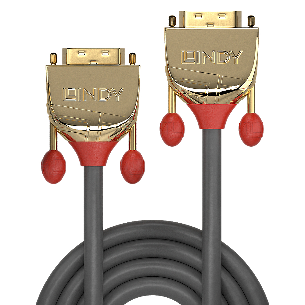 Lindy Gold - DVI-Kabel - Single Link - DVI-D (M), Ansicht 4