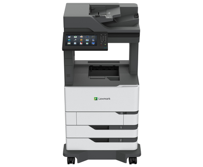 Lexmark MX826ade, Laser, Monodruck, 1200 x 1200 DPI, A4, Direktdruck, Schwarz, Weiß