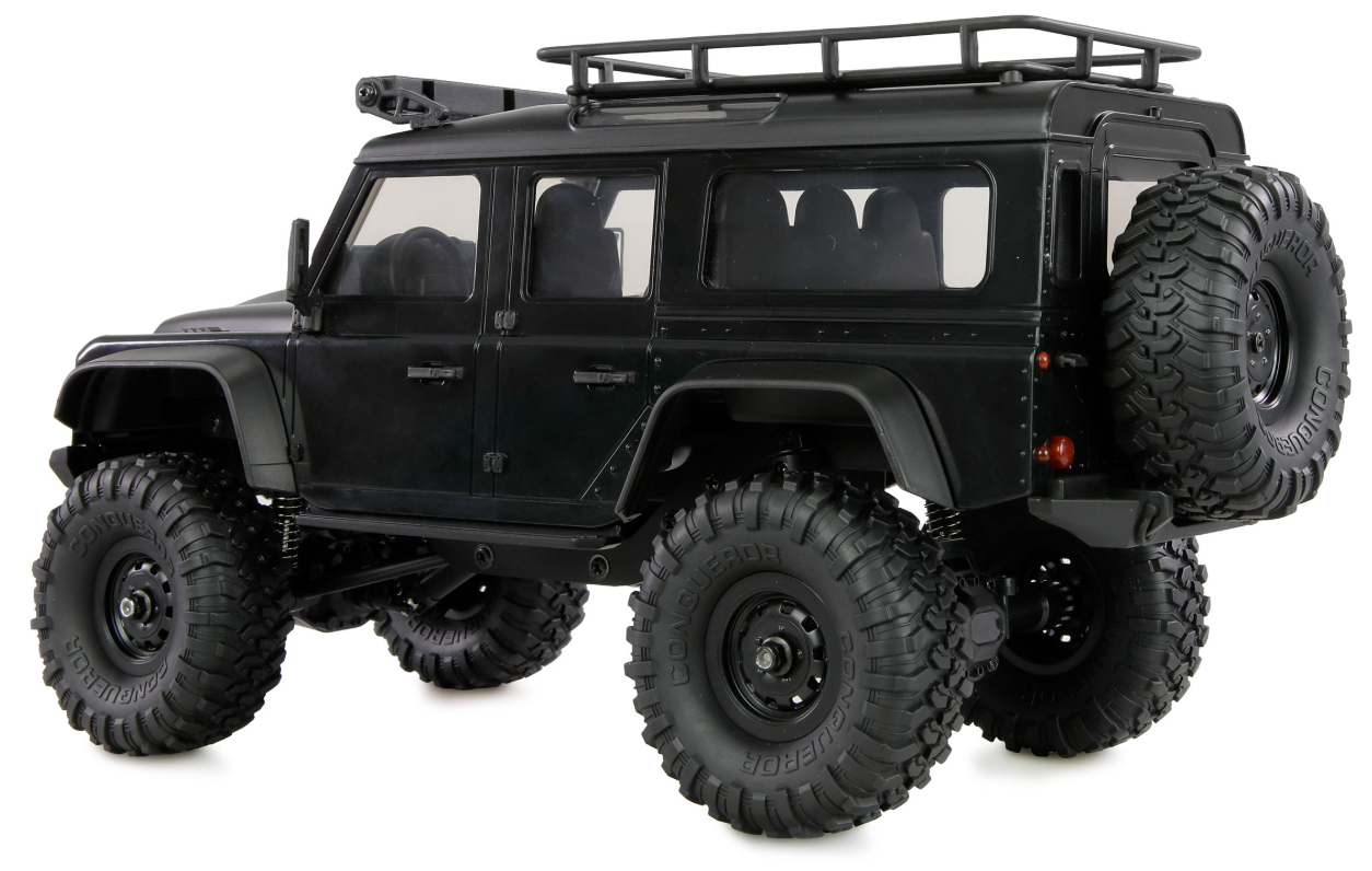 Amewi RC Crawler Mini-D90 AMXRock 4WD 1 16 RTR schwarz, Ansicht 4