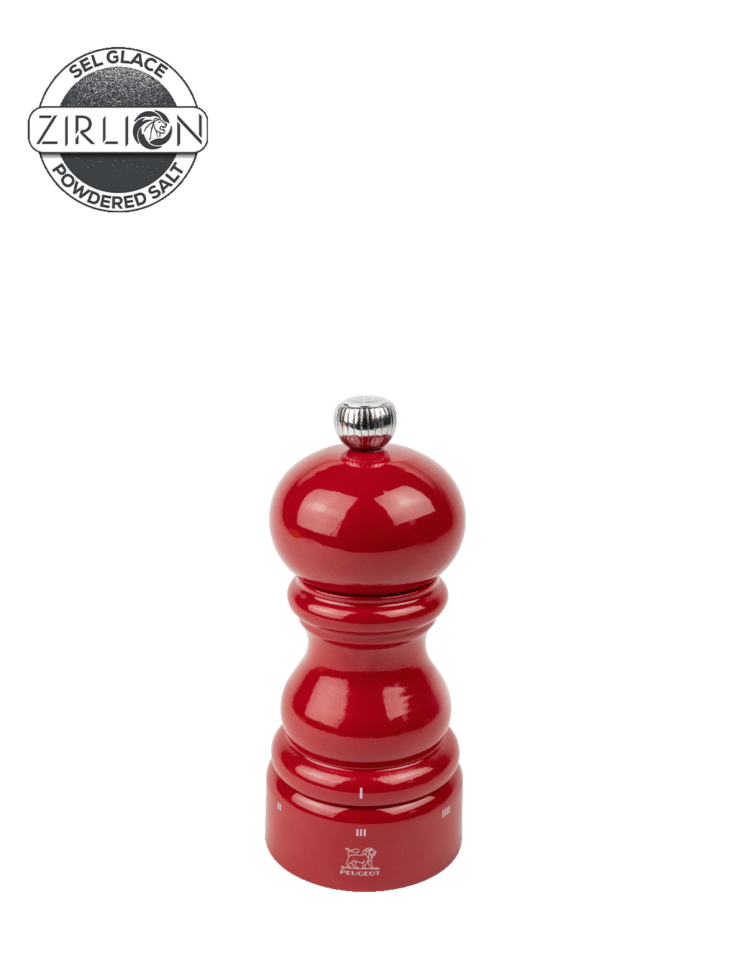 Peugeot Saveurs Paris Salzmühle 12 cm uSelect Z rot lackiert Holz, Ansicht 2