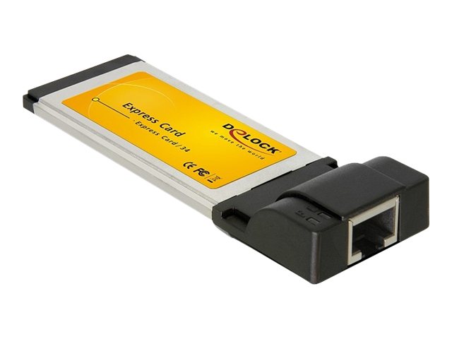 DeLock Express Card to Gigabit LAN - Netzwerkadapter - ExpressCard - Gigabit Ethernet
