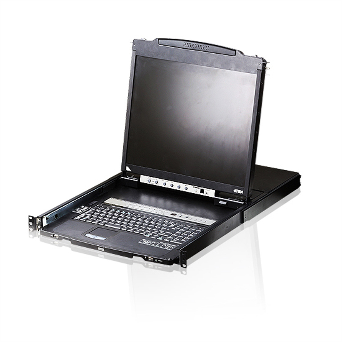 ATEN CL5816N CH LCD KVM Sw USB-PS/2 VGA - KVM-Umschalter - 16-Port