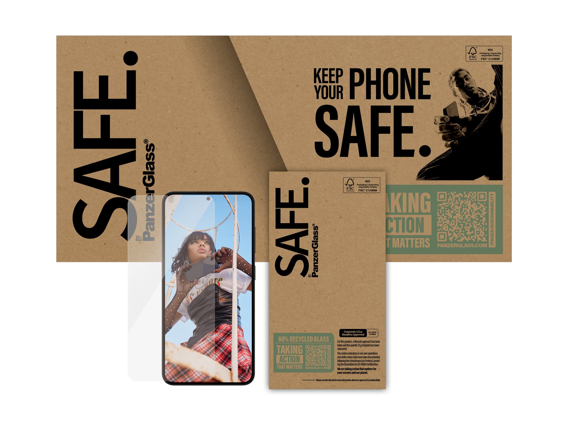 PanzerGlass SAFE. by PanzerGlass - Bildschirmschutz für Handy, Ansicht 2