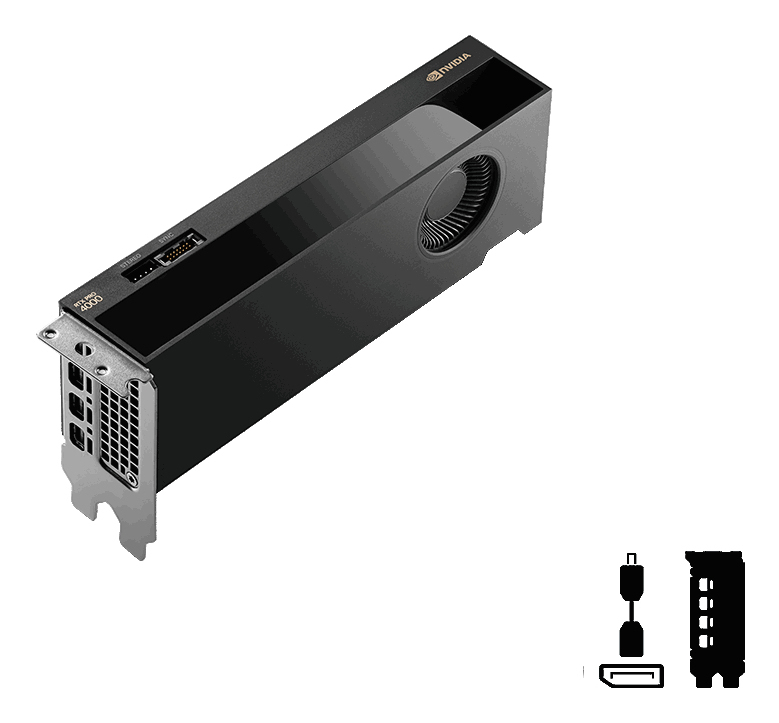 PNY Nvidia RTX Pro 4000 SFF Blackwell - Grafikkarte - PCI-Express, Ansicht 2