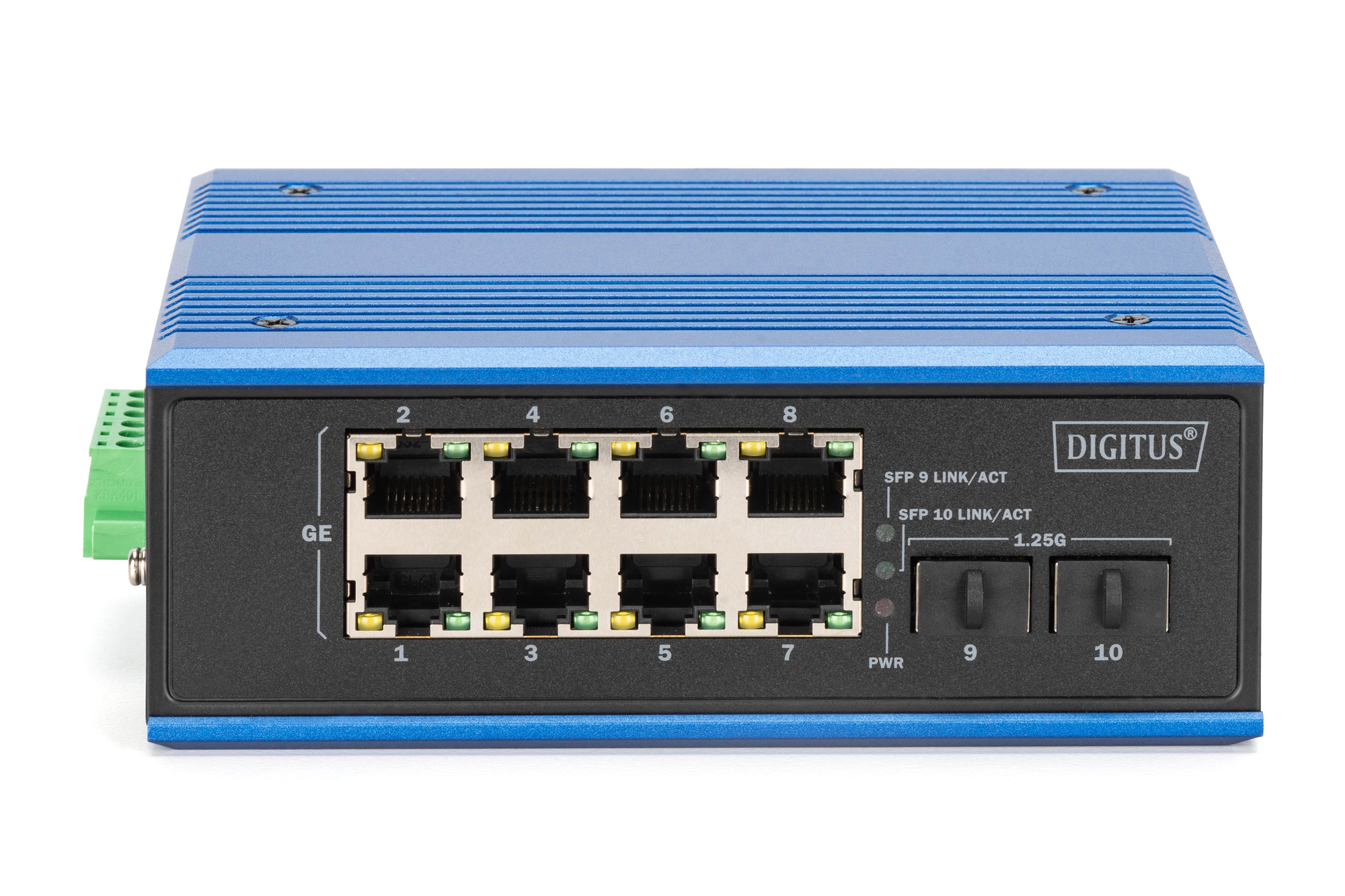 DIGITUS Industrial 8 +2-Port Gigabit  Ethernet Switch, Ansicht 4