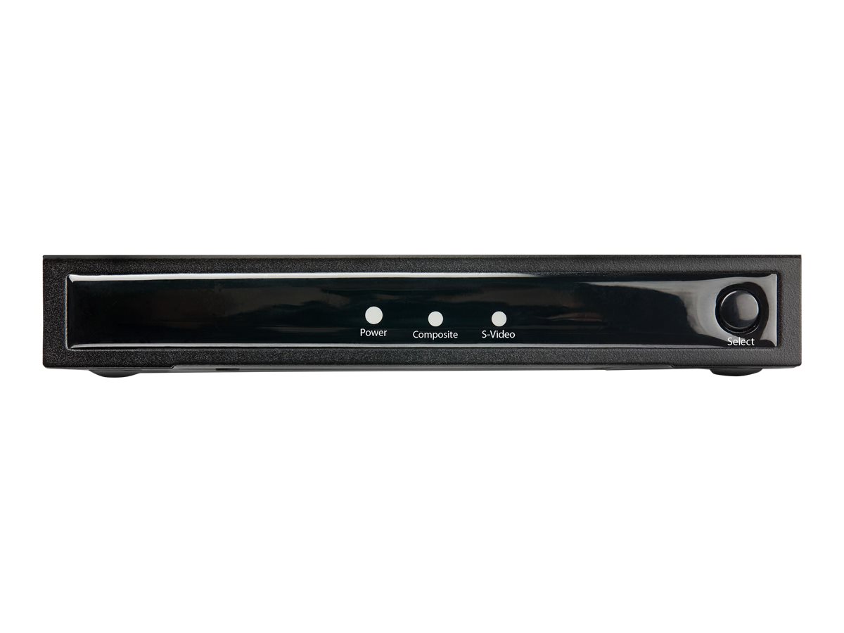 StarTech.com VID2HDCON2 S-Video oder Composite zu HDMI Konverter mit Audio  (720p  NTSC & PAL HDMI Upscaler Mac & Windows)
