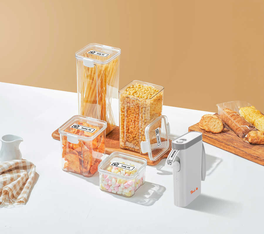 Peach Etikentendrucker PE110 weiß - Drucker - Thermotransferdruck, Ansicht 2