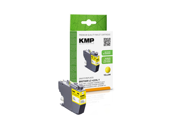 KMP Patrone Brother MFC-J5340DW LC422XLY yellow 1500S. - Wiederaufbereitet - Kompatibel