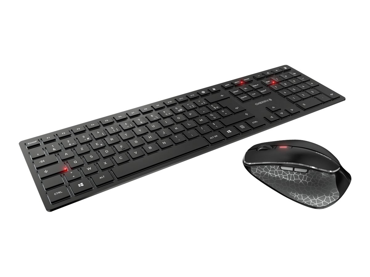 Cherry DW 9500 SLIM - Tastatur-und-Maus-Set - kabellos