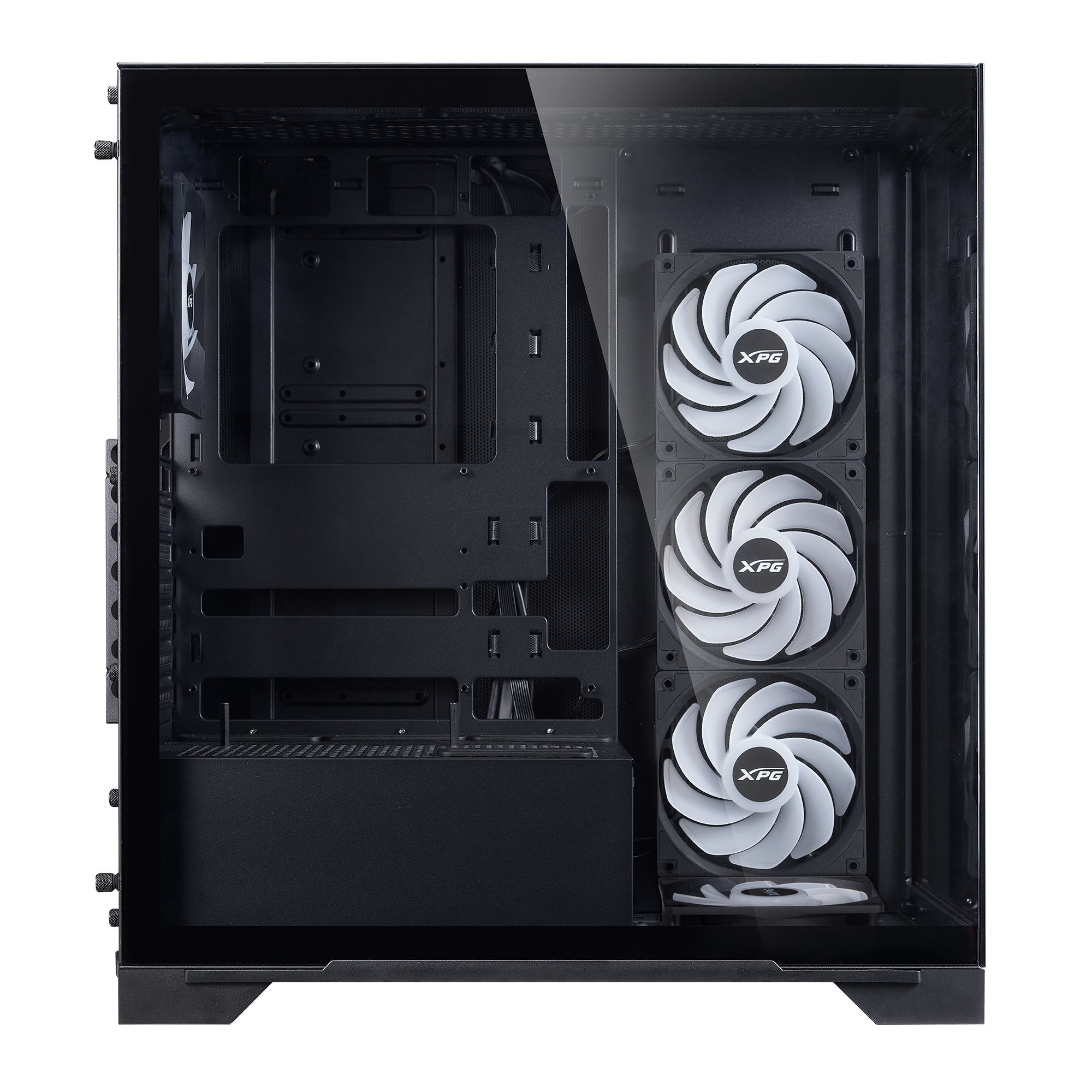 XPG Geh INVADER X BTF ATX Midi Tower schwarz retail - Midi/Minitower - ATX, Ansicht 2