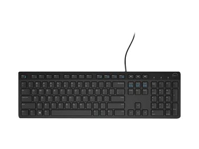 Dell Wired multimedia keyboard - Tastatur - TL: Spanisch, QWERTY, Ansicht 2