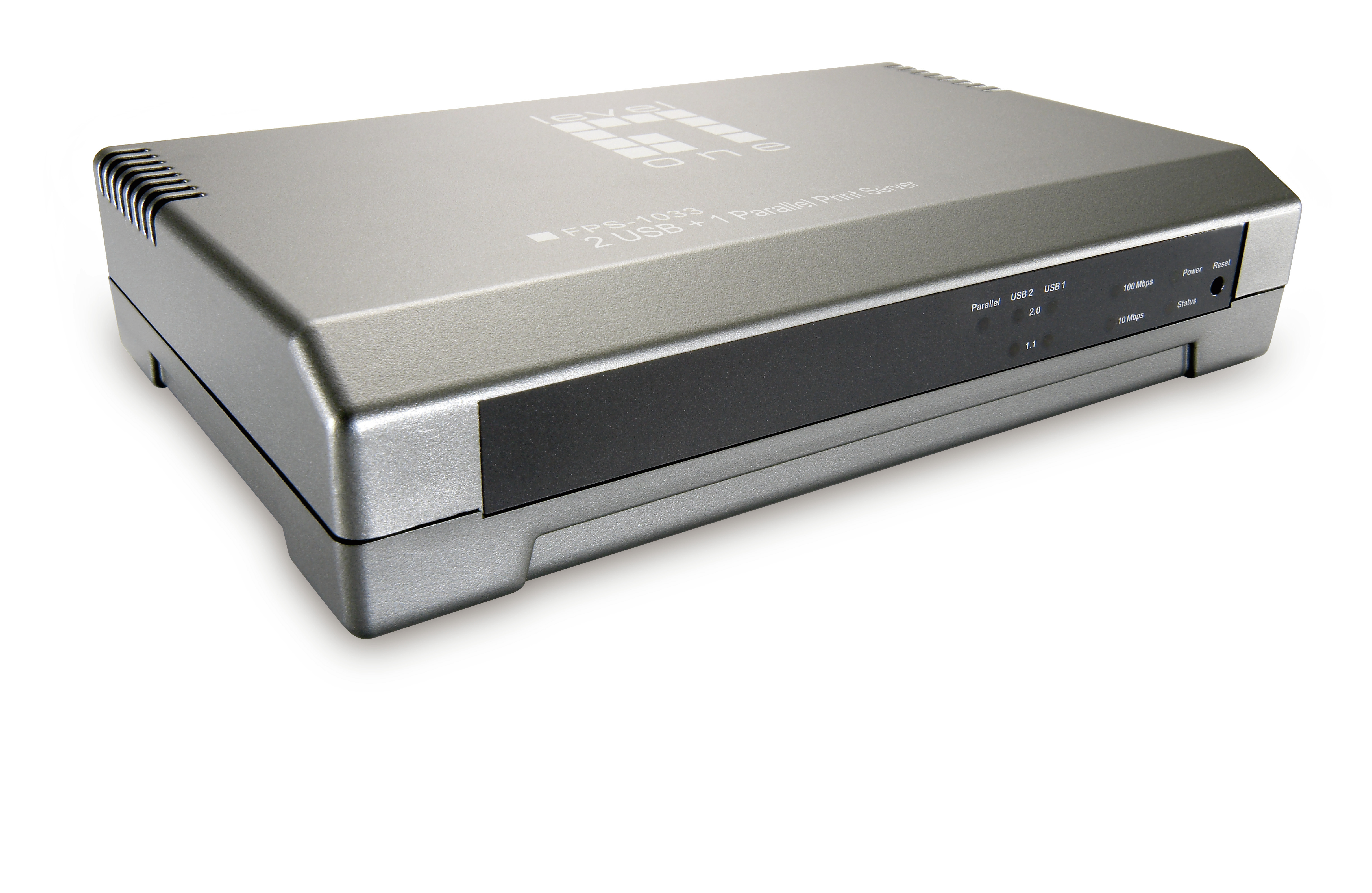 LevelOne FPS-1033 - Druckserver - USB 2.0/parallel, Ansicht 2