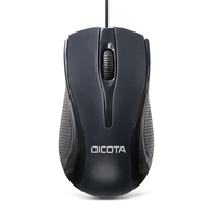 Dicota D32011 - Beidhändig - USB Typ-A - 1200 DPI - Schwarz